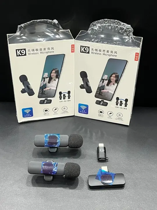 Post image K9 wireless Microphone 
Live show interview vlog short video
Plug and play
20 meters of accessible reception
Precise radio
Clear timbre
Highly sensitive
Widely compatible