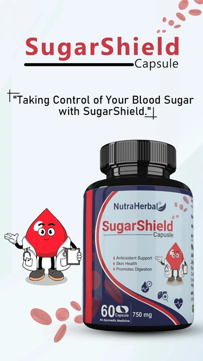 Nutraherbal sugarshield diabetes care capsules uploaded by Jiya marketing and traders on 10/31/2023