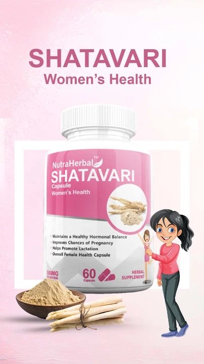 Nutraherbal shatavari extract capsules uploaded by Jiya marketing and traders on 10/31/2023