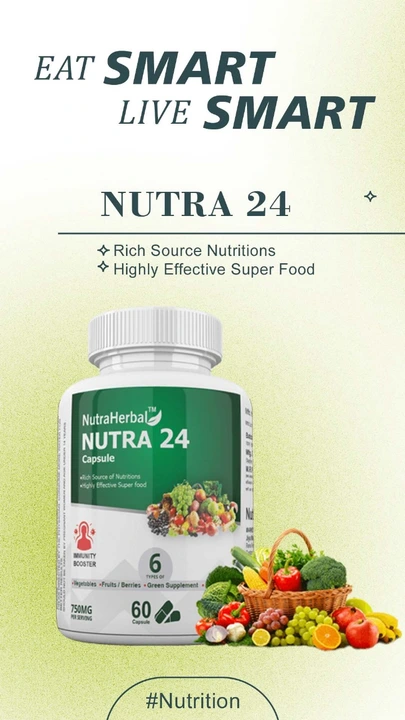 Nutraherbal Nutra24 multivitamins capsules uploaded by Jiya marketing and traders on 10/31/2023