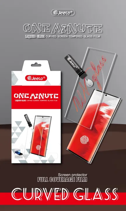 Jeelo One Minute Uv Liquid Glue Curved Tempered Glass  uploaded by business on 11/1/2023