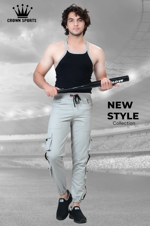 new Arrival drill double crg krg button joggers in multi color size.M.L.XL  uploaded by Crown sports  on 11/1/2023