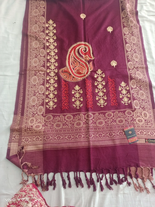 Beautiful handwork stole uploaded by business on 11/1/2023