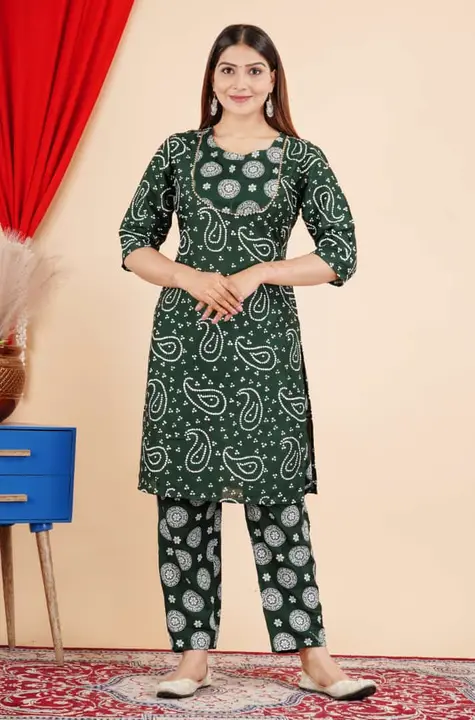 Printed new kurti uploaded by Moraa trading & Fashion's on 11/1/2023