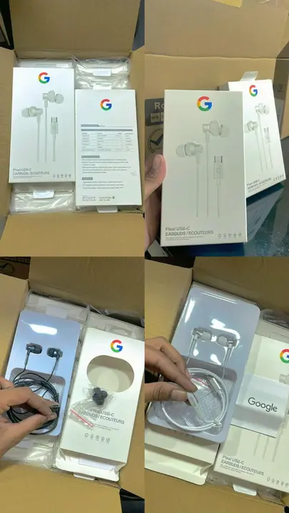Google type -C earphone china PKG 🔥 uploaded by business on 11/1/2023