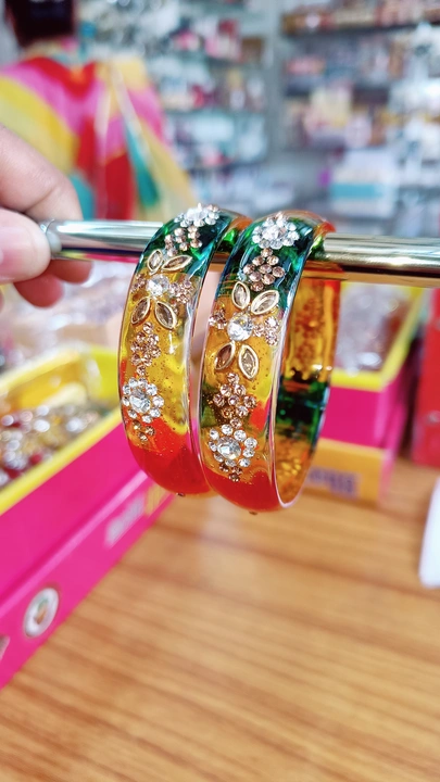 Glass bangles  uploaded by Krishna collection on 11/1/2023