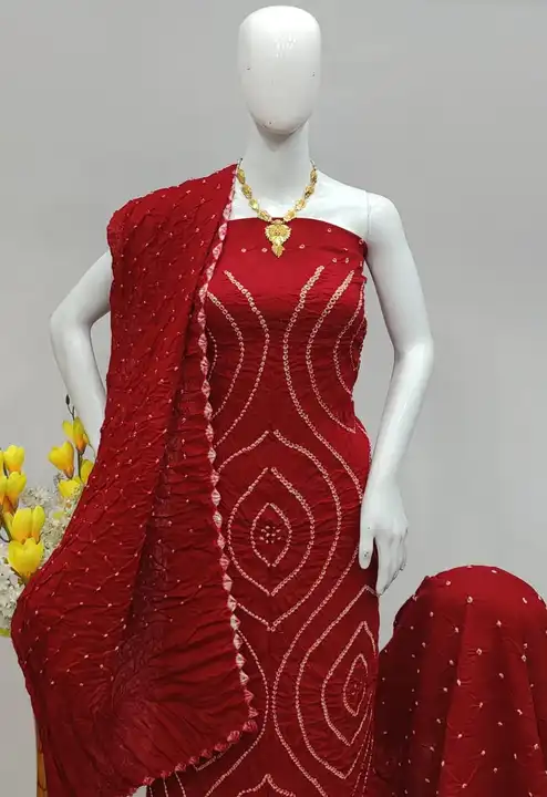 BANDHNI DRESS MATERIALS uploaded by business on 11/1/2023