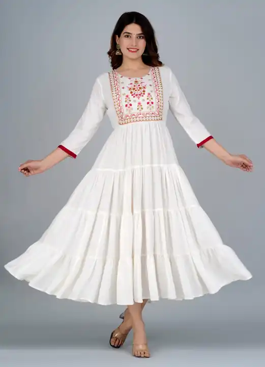 Embroidered Anarkali gown  uploaded by Kanak creations on 11/1/2023
