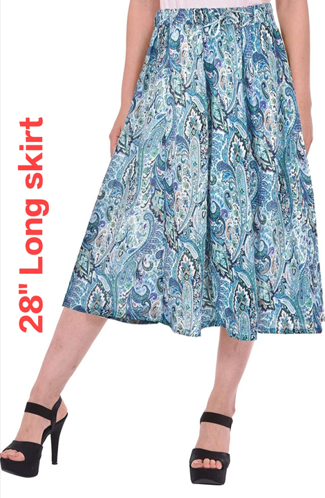 COTTON PRINTED SKIRT 28 INCH LONG uploaded by business on 11/1/2023