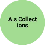 Business logo of A.S Collections