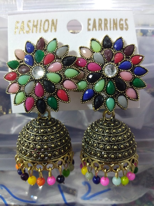 Colorful Jhumka 🤩 uploaded by business on 11/2/2023