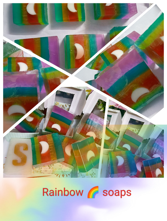 ##Rainbows soap## uploaded by SAAVYA  ENTERPRISES  on 11/2/2023