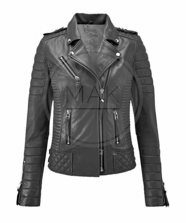 Motor bike leather jacket uploaded by business on 11/2/2023