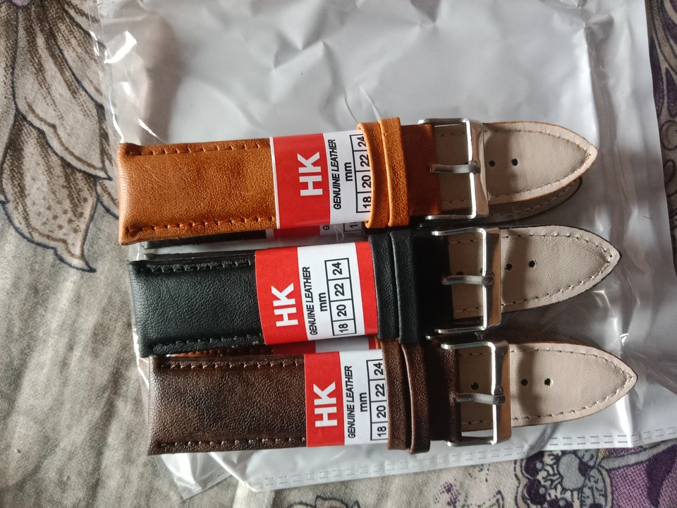 Watch leather strap genuine leather uploaded by business on 11/2/2023