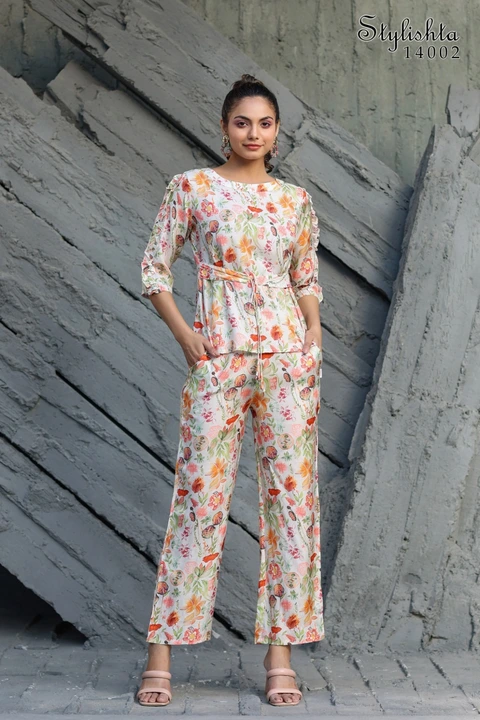   top pant uploaded by Taha fashion from surat on 11/2/2023