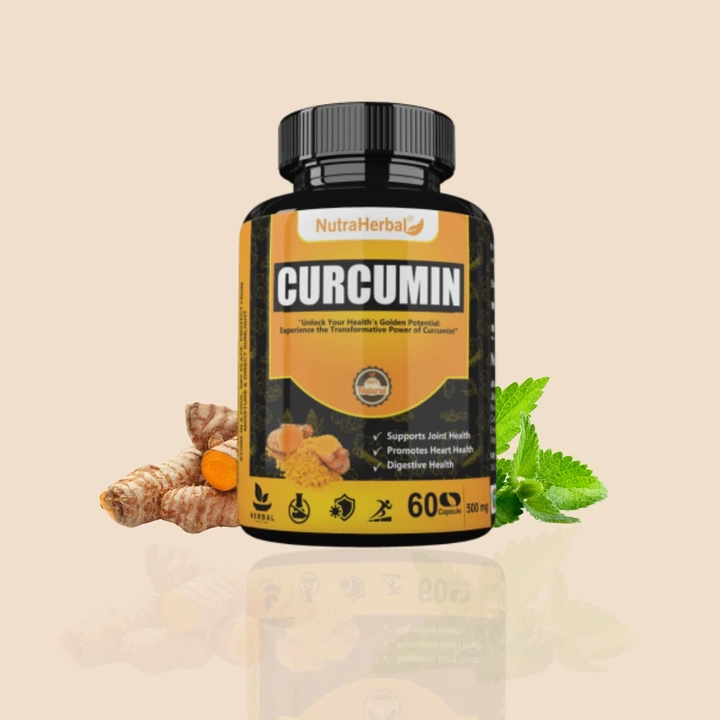 Nutraherbal curcumin capsules for healthy skin  uploaded by business on 11/2/2023