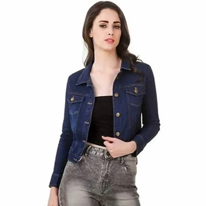 Denim Navy Blue Jackets  uploaded by The Top Shop on 11/2/2023