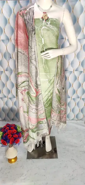 Katan silk suit  uploaded by Harsh textile on 11/2/2023