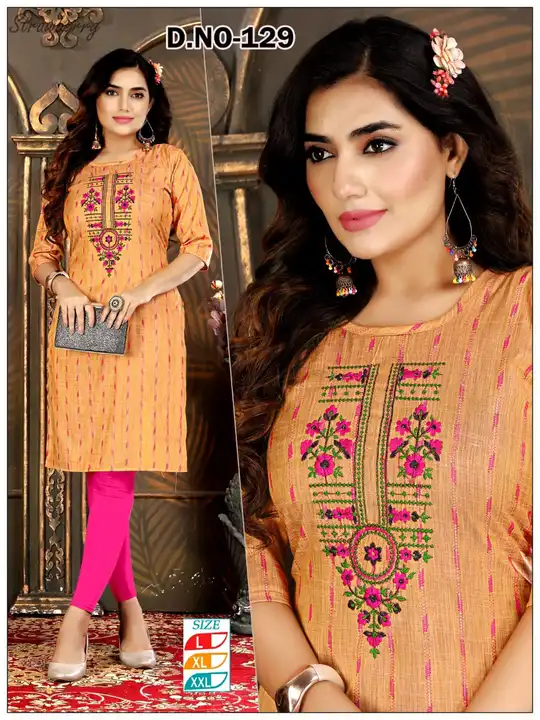 Embroidery Kurti uploaded by RJ Creation on 11/2/2023