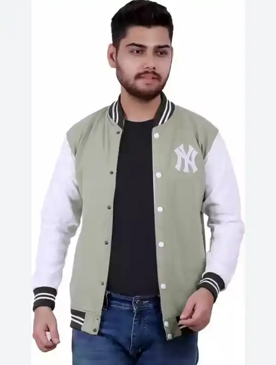 Tpu imported varsity jacket solid in multi color size.M.L.XL  uploaded by business on 11/2/2023