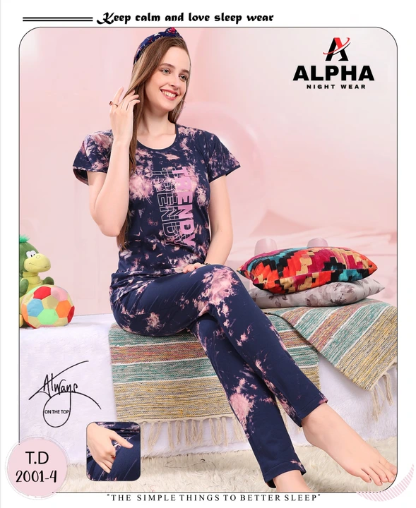 Ladies night suit Brand ALPHA  uploaded by Alpha knitfab on 11/3/2023