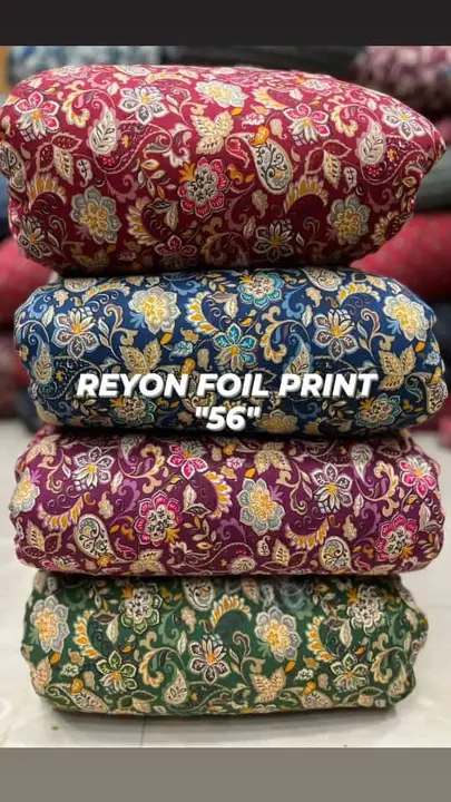 Rayon foil print  uploaded by Cara Exim on 11/3/2023