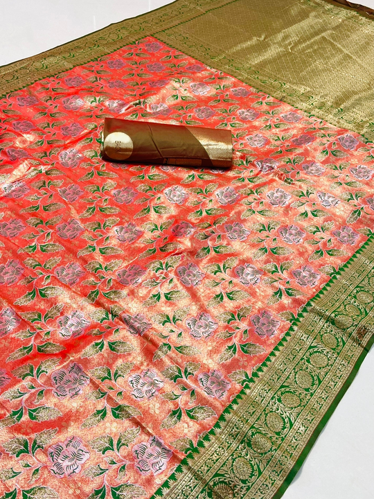 Arasi Soft Tissue Banarasi Silk Dharmavaram Pattu Exclusive Edition Designer Saree uploaded by Miss Lifestyle on 11/3/2023