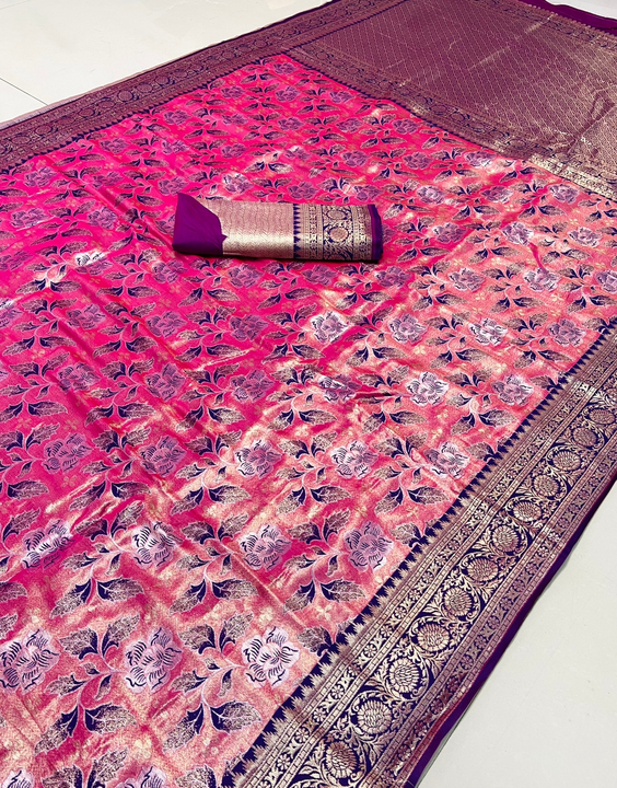Arasi Soft Tissue Banarasi Silk Dharmavaram Pattu Exclusive Edition Designer Saree uploaded by Miss Lifestyle on 11/3/2023