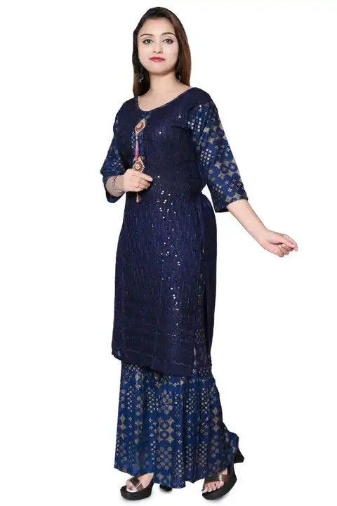 Kurti with pant  uploaded by MARUF DRESSES on 11/3/2023
