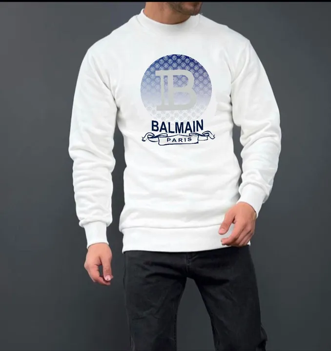BaLmaiN Branded SweatShirt 300 GSM uploaded by Handycart on 11/3/2023