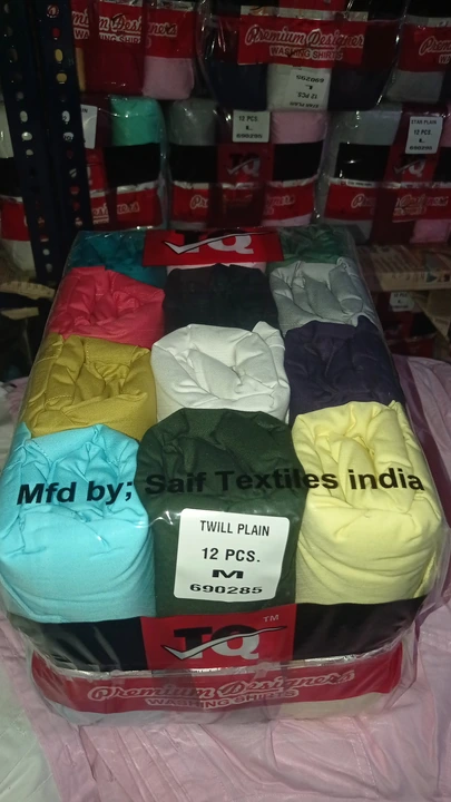 TQ shirts  plain, print,checks washed material heavy material shirt uploaded by Saif textile on 11/3/2023