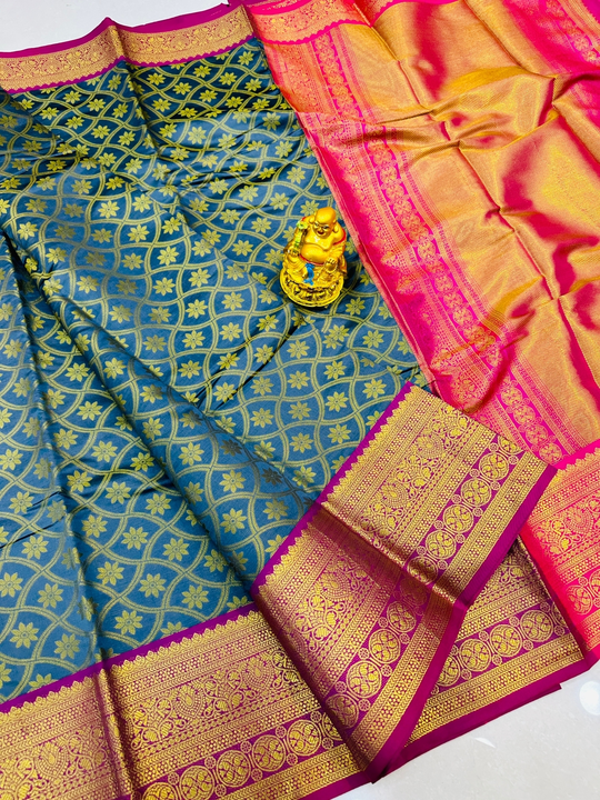 Handloom pattu weaving silk uploaded by business on 11/3/2023