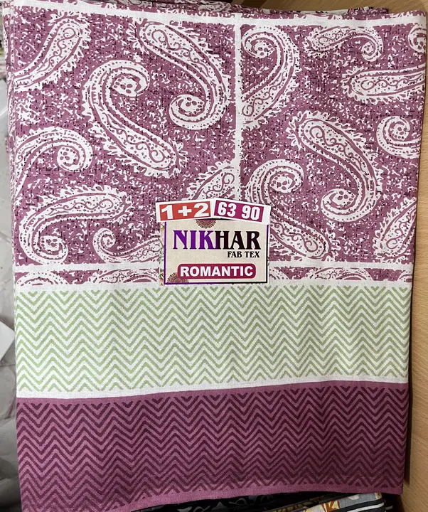 Nikhar romantic single bedsheet with two pillow covers size 63by90  uploaded by business on 11/3/2023