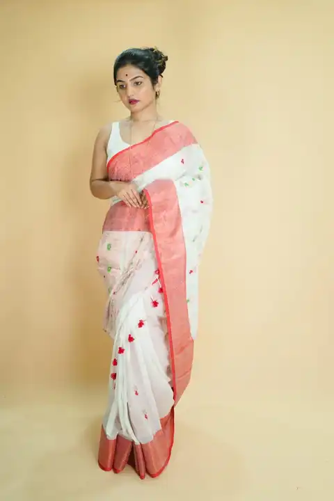 Handloom cotton banarasi saree  uploaded by Sujata saree cantre on 11/3/2023