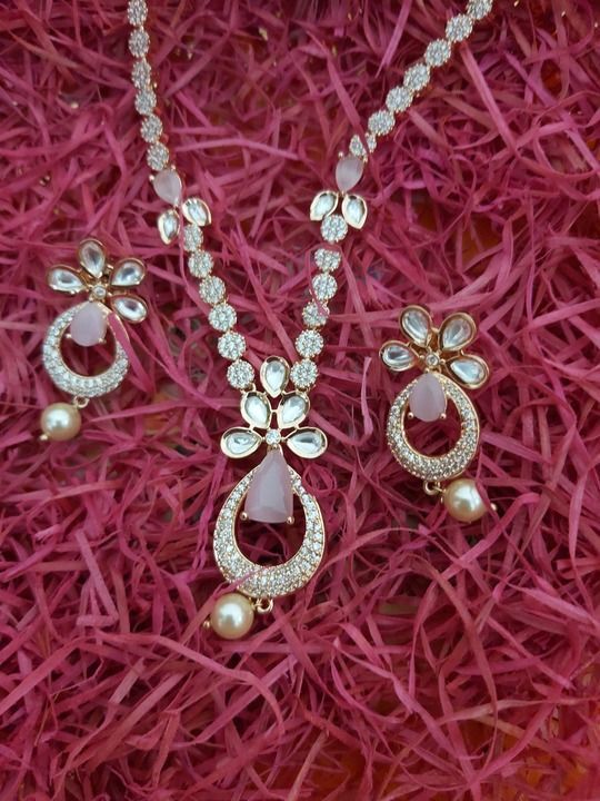 Kundan diamond necklace  uploaded by Tuan jewel-silver & fashion jewelry on 3/23/2021