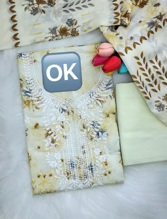 Okay Suit cotton dupatta  uploaded by business on 11/3/2023