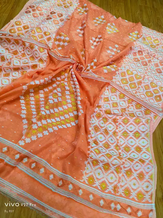 New design soft Jamdani saree  uploaded by Sujata saree cantre on 11/4/2023