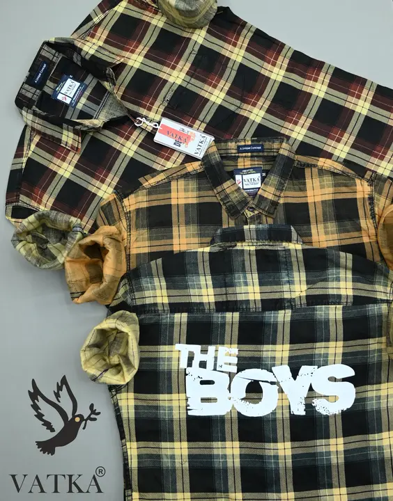 THE BOYS SHIRTS TWILL CHECKS HEAVY QUALITY  uploaded by business on 11/4/2023