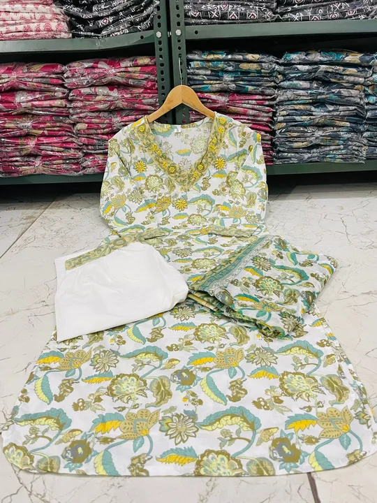 Cotton 3 pes set uploaded by Radhe Fabrics on 11/4/2023