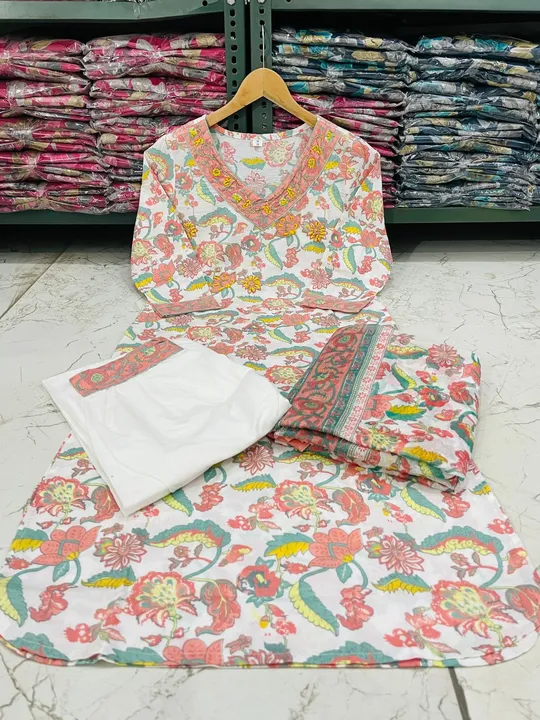 Cotton 3 pes set uploaded by Radhe Fabrics on 11/4/2023