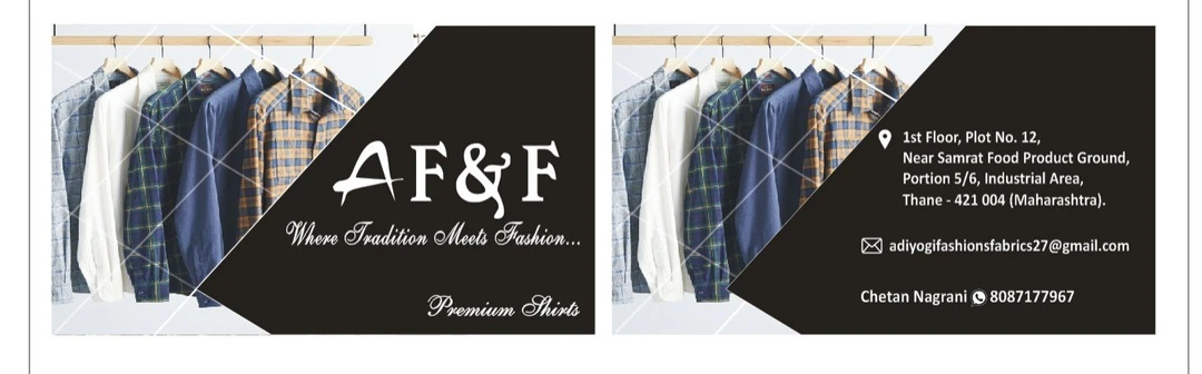 Visiting card store images of Adiyogi Fashion & Fabrics