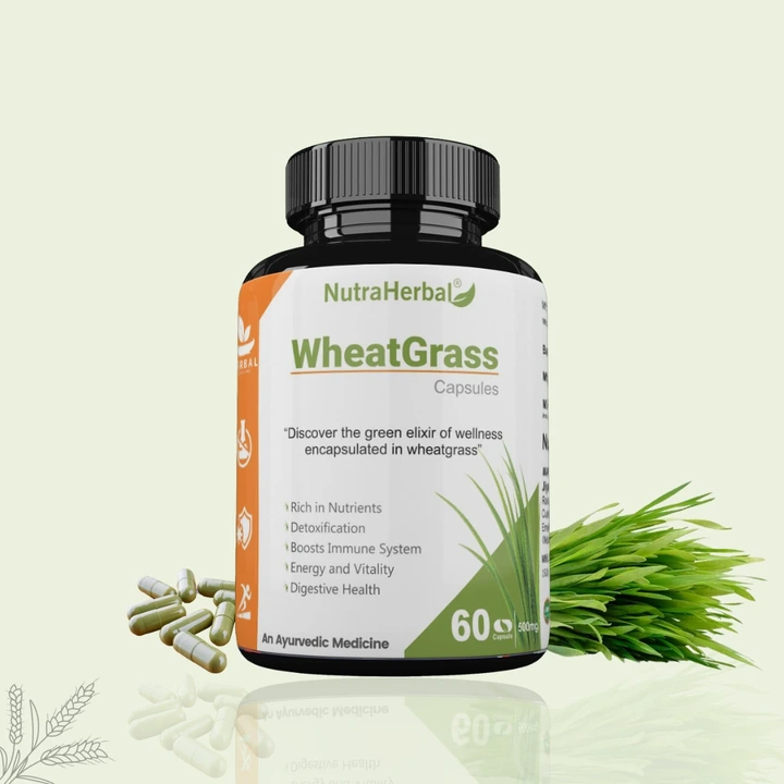 Nutraherbal Wheatgrass capsules uploaded by business on 11/4/2023