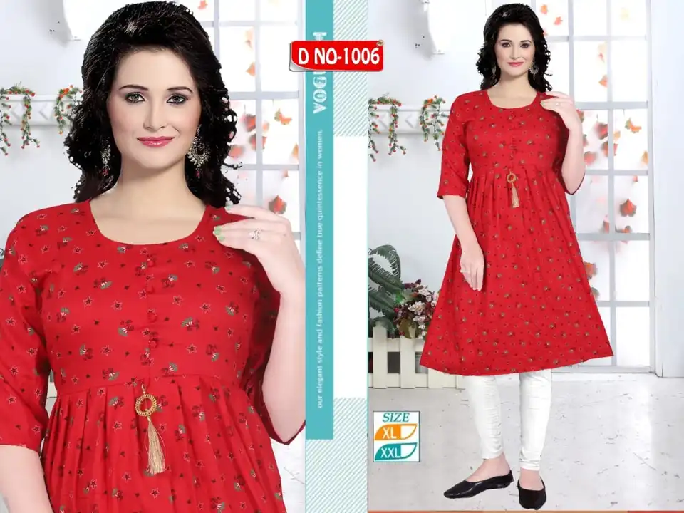 Rayon kurti uploaded by S. S. Selection on 11/4/2023