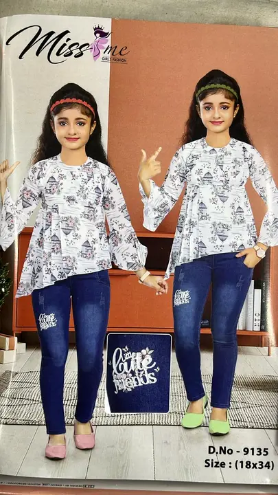 Girls Set Calcutta Fancy uploaded by Jain creations on 11/5/2023