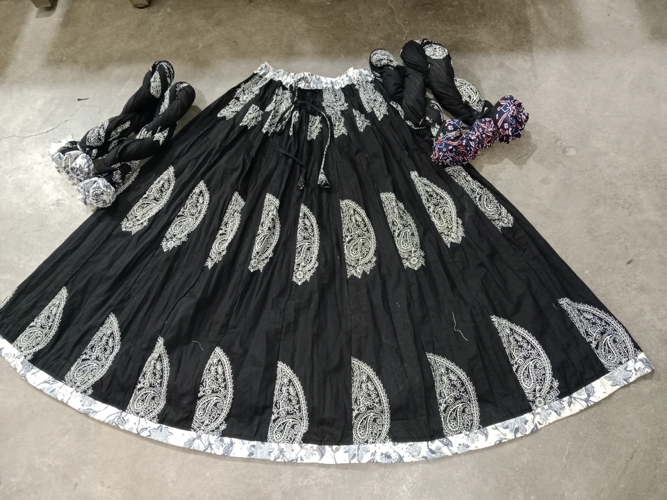 Cotton skirts full intrlook 250 uploaded by Sandeep Skirts Maker  on 11/5/2023