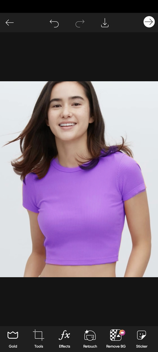 Round neck croptop  uploaded by business on 11/5/2023