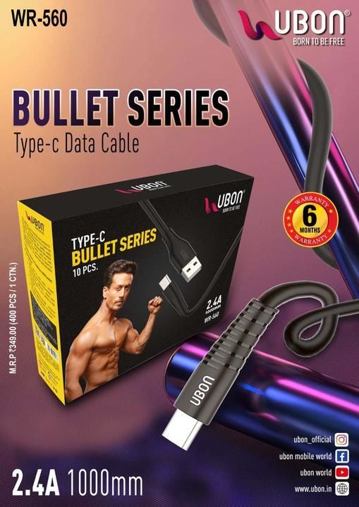 Post image UBON Bullet Series Type C Data Cable @55/-
With 6Month Gurantee 2.4A Lenght 1000
Contact 7015887233, 7355870165