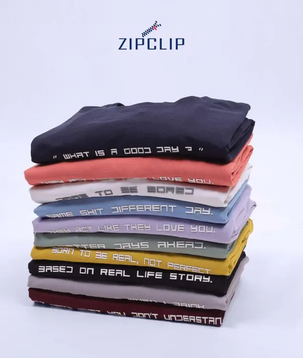 ZIPCLIP Men's T-shirt RN-FS  uploaded by Maharashtra trading company on 11/6/2023