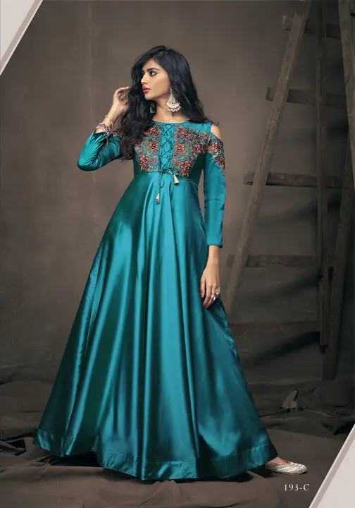 Gown uploaded by Taha fashion from surat on 11/6/2023
