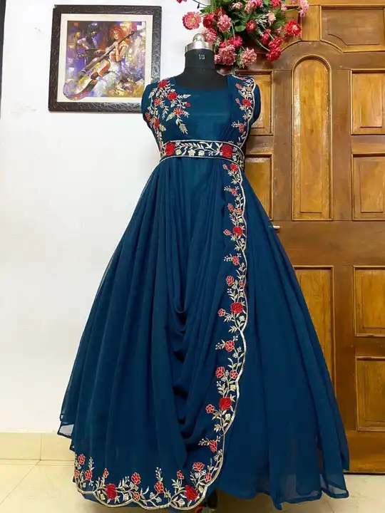 Gown uploaded by Taha fashion from surat on 11/6/2023